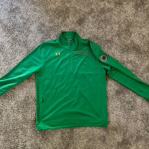 Two Notre Dame Irish under armour pullover sweatshirts  mens large